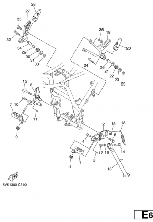 Seisontatuki ja jalkatapit