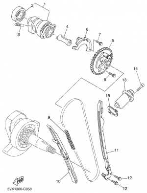 Nokka-akseli ja ketju