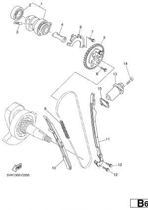 Nokka-akseli ja ketju