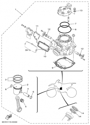 Piston rebuilt kit