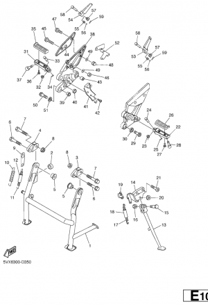 Seisontatuki ja jalkatapit