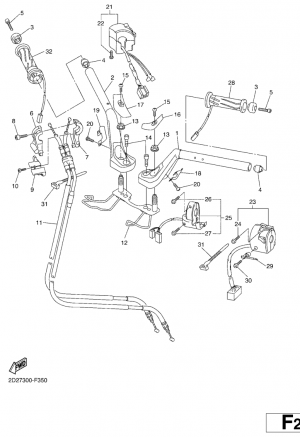 Ohjaustanko ja vaijerit