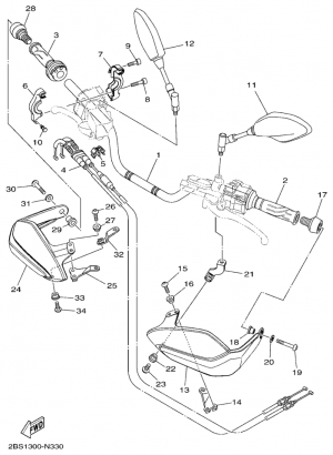 Ohjaustanko ja vaijerit