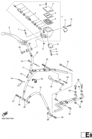 Etujarrun pääsylinteri