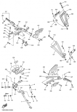 Seisontatuki ja jalkatapit