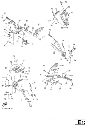 Seisontatuki ja jalkatapit