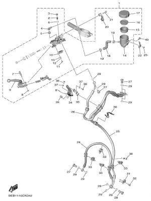 Etujarrun pääsylinteri