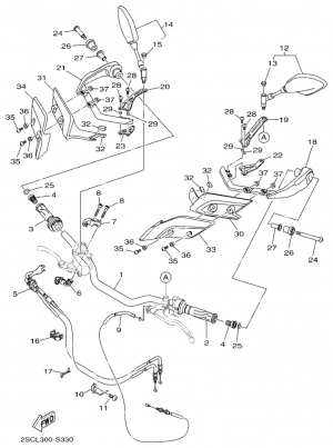 Ohjaustanko ja vaijerit