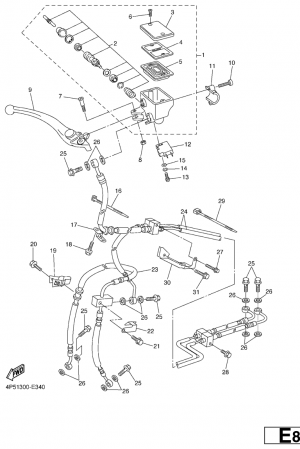 Etujarrun pääsylinteri