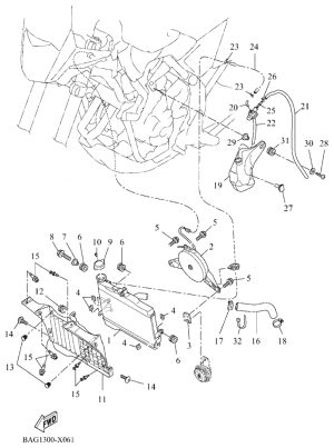 Jäähdytin ja letkut