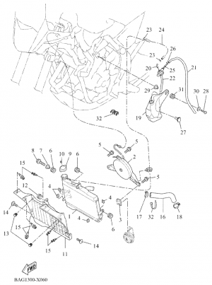 Jäähdytin ja letkut