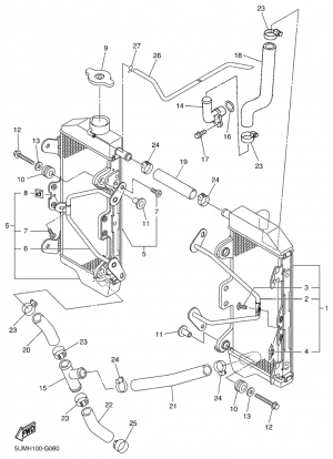 Jäähdytin ja letkut