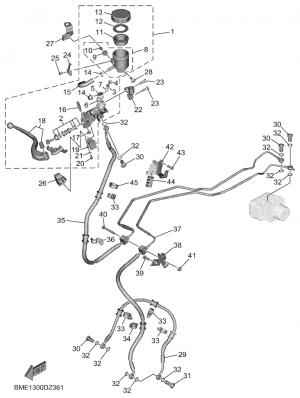 Etujarrun pääsylinteri