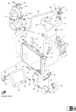 Jäähdytin ja letkut