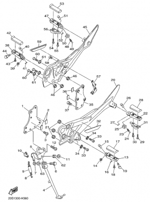 Seisontatuki ja jalkatapit