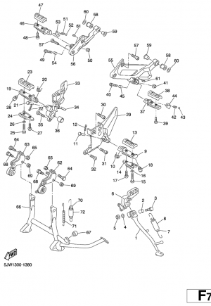 Seisontatuki ja jalkatapit