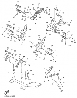 Seisontatuki ja jalkatapit
