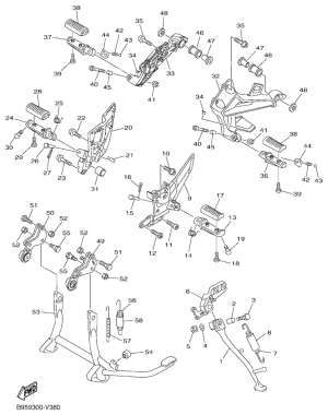 Seisontatuki ja jalkatapit