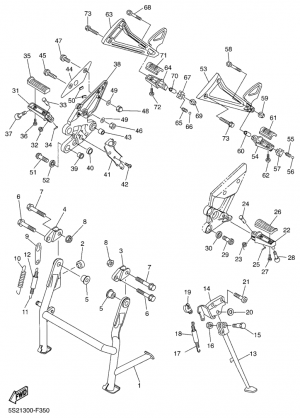 Seisontatuki ja jalkatapit