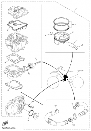 Piston rebuilt kit