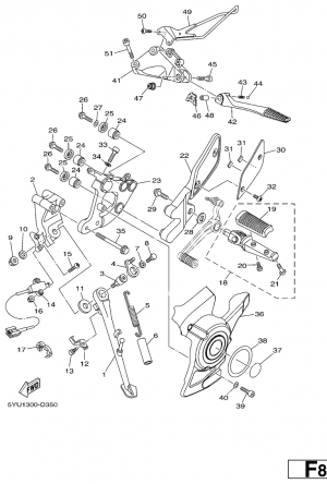 Seisontatuki ja jalkatapit