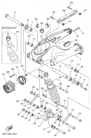 Takahaarukka ja jousitus