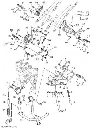 Seisontatuki ja jalkatapit
