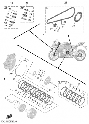 Maintenance parts kit