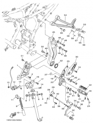 Seisontatuki ja jalkatapit