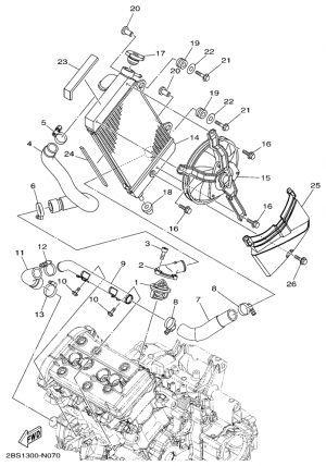 Jäähdytin ja letkut