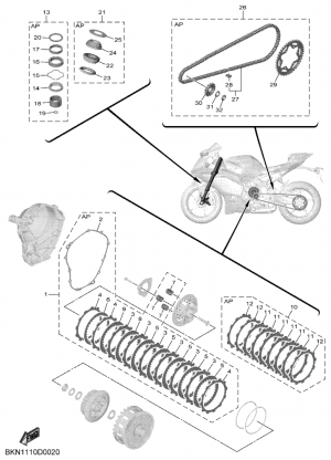 Maintenance parts kit