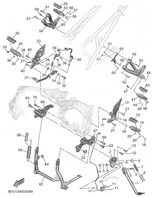 Seisontatuki ja jalkatapit