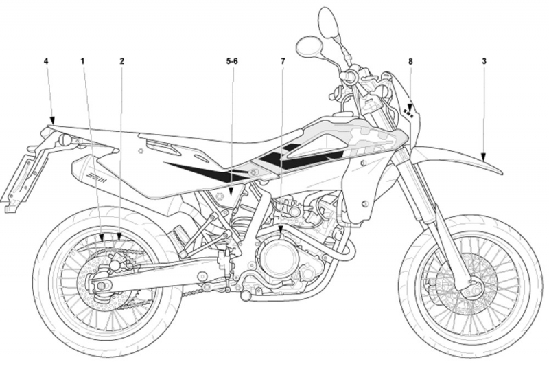 125 cc Alkuperäisosat