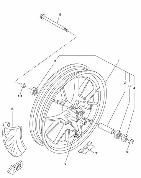 YZF 125 Mallit