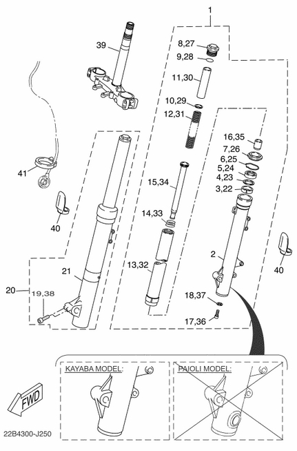 WR 125 Mallit