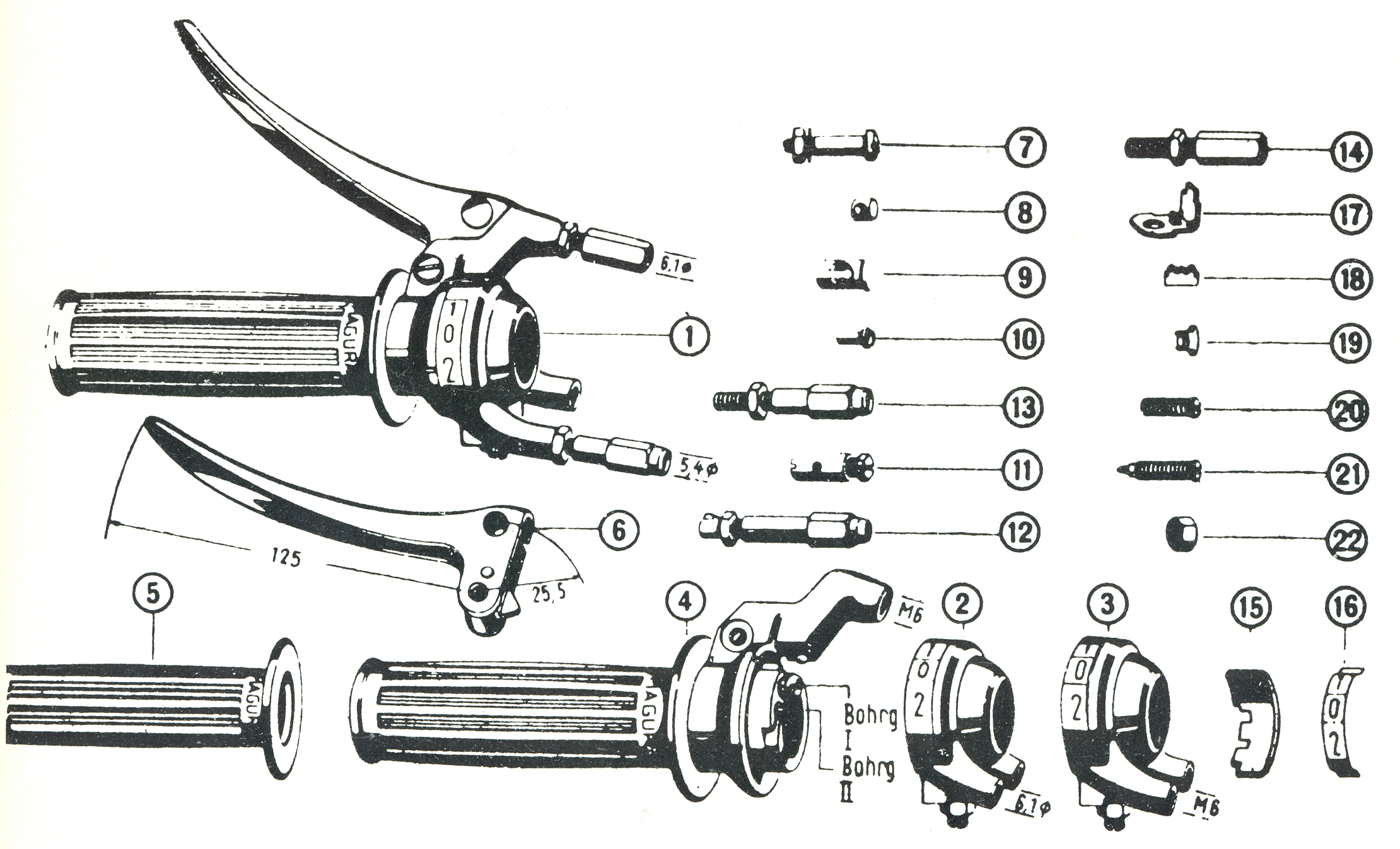 07 Vaihdekahva EXPORT SPEED Muut Mallit Solifer Mopot 1996 Ja 